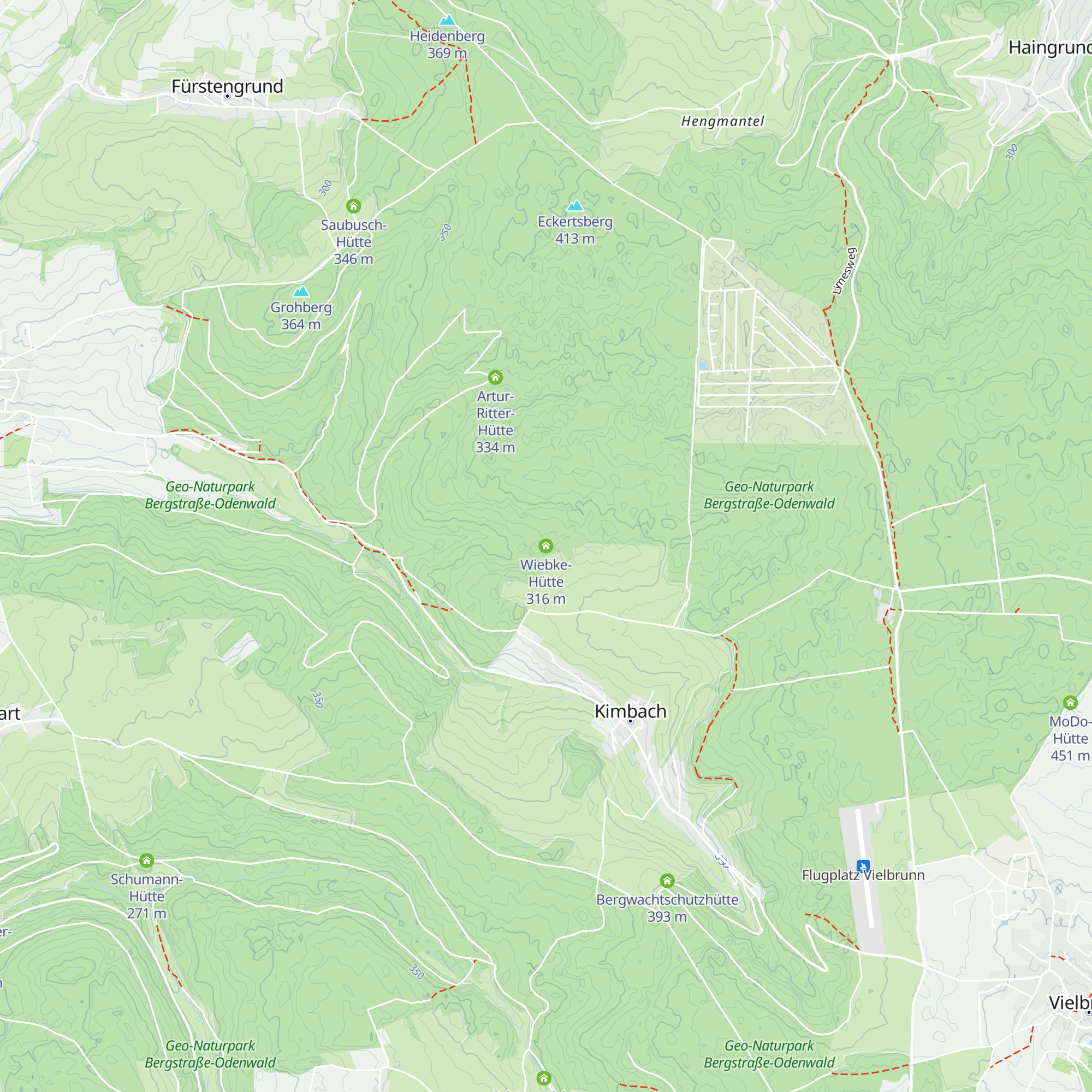 Wiebke-Hütte map