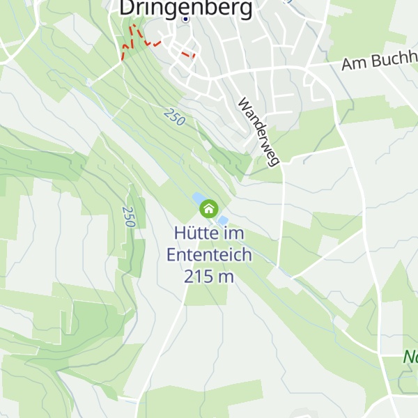 Map of Hütte im Ententeich