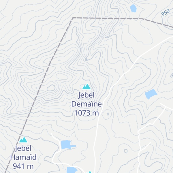 Map of Jebel Demaïne