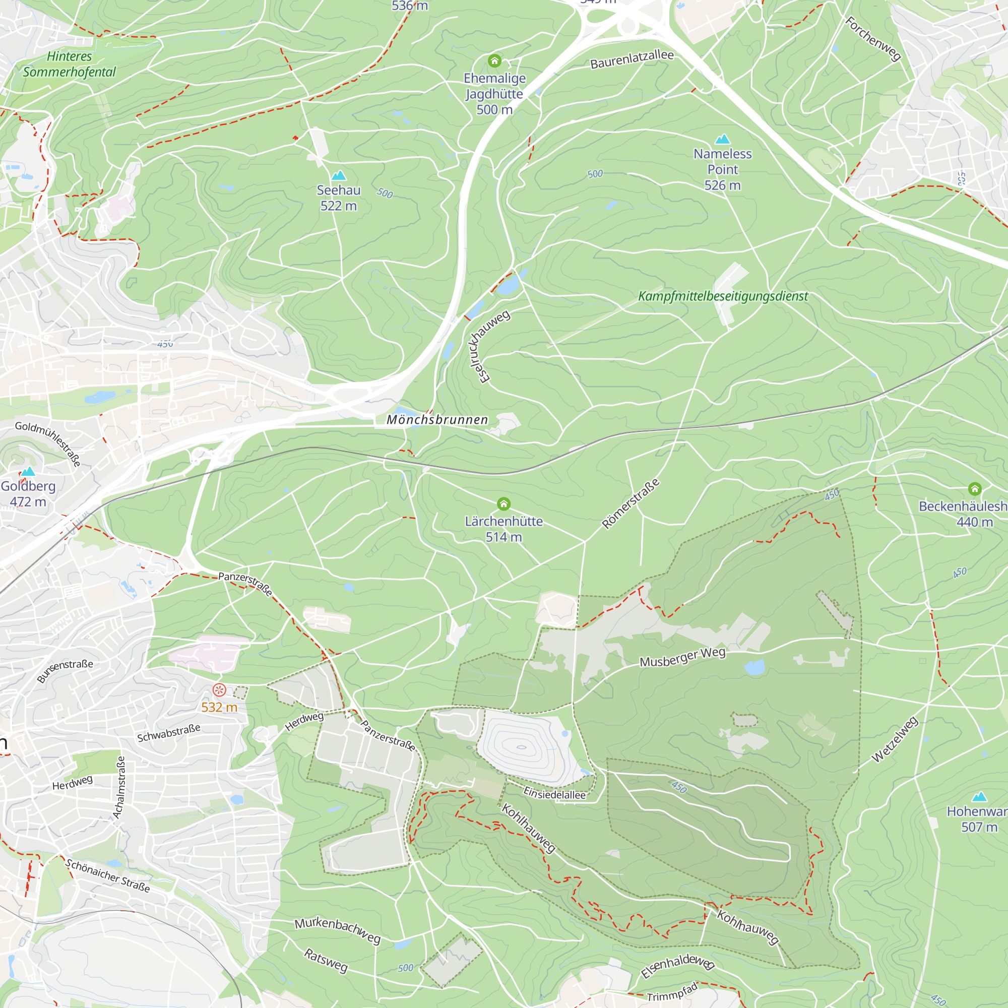 Lärchenhütte map