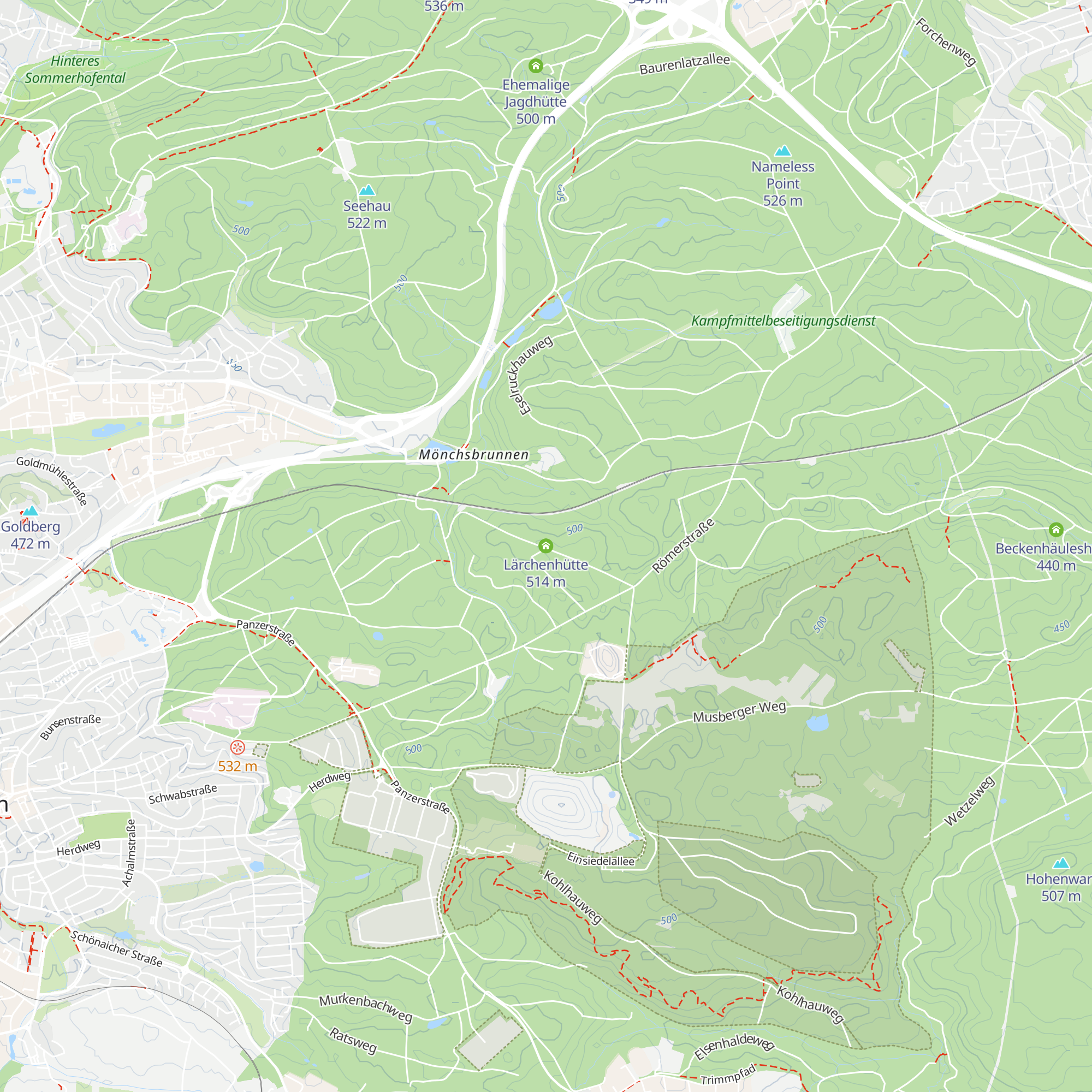 Lärchenhütte map