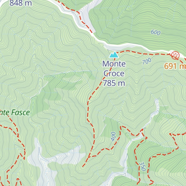 Map of Bric Pertuso
