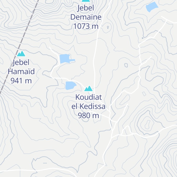 Map of Koudiat el Kedissa