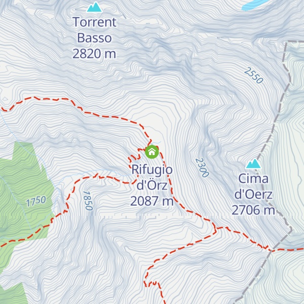 Map of Rifugio d'Örz