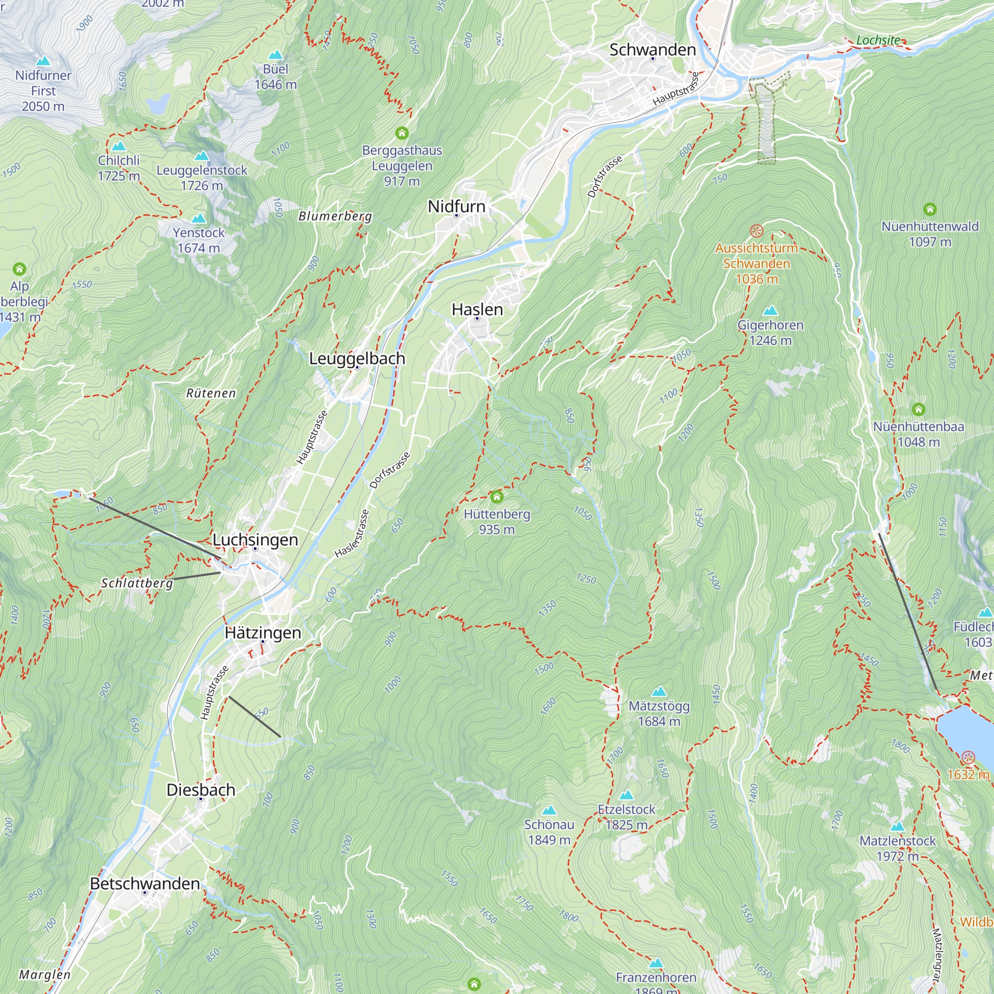 Hüttenberg map
