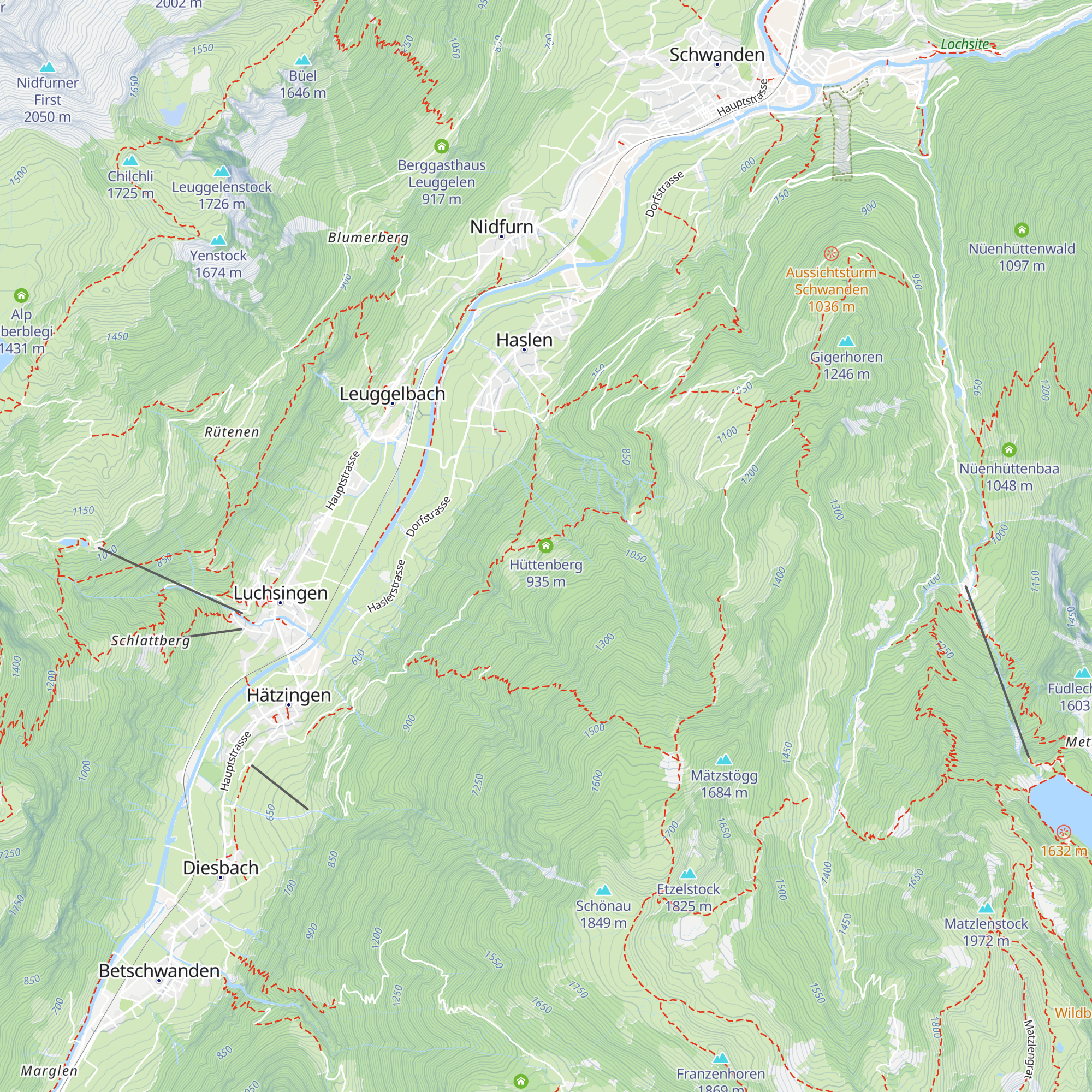 Hüttenberg map