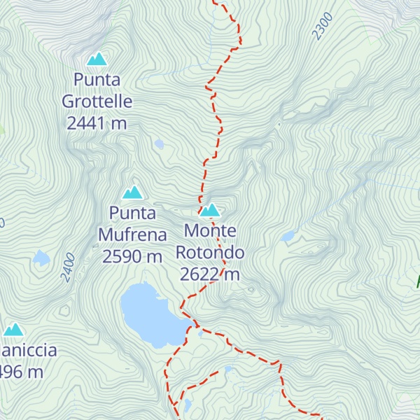 Map of Monte Rotondo