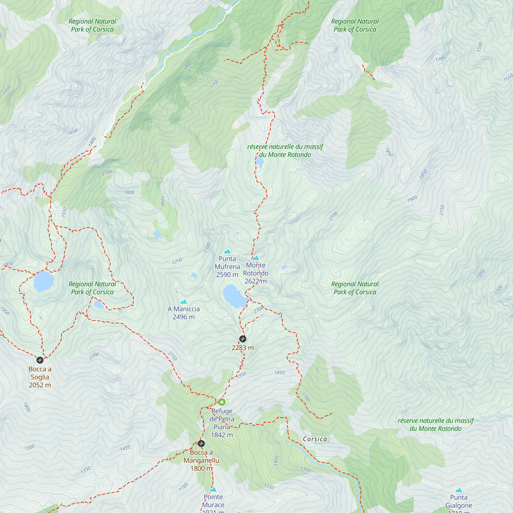 Abri Helbronner map