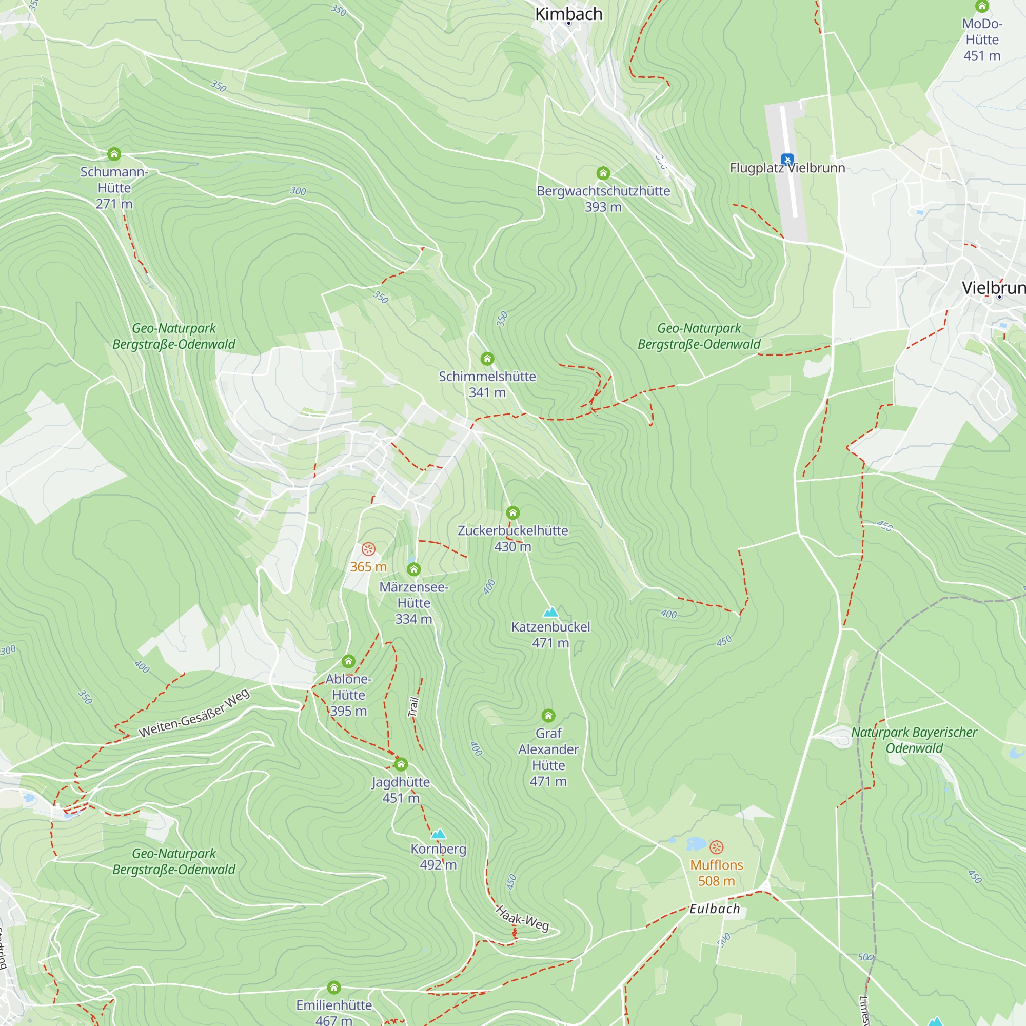 Zuckerbuckelhütte map
