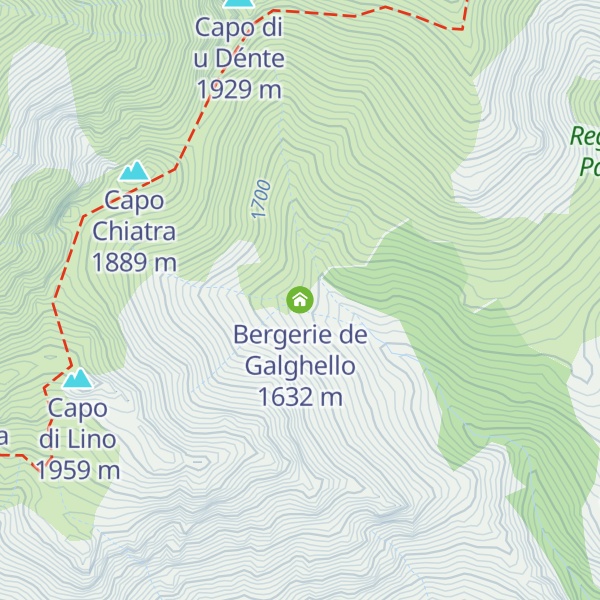 Map of Bergerie de Galghello