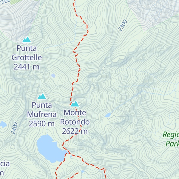 Map of Aiguille Grégovorius