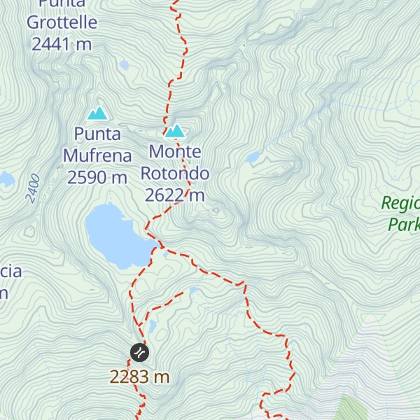 Map of Monte Pozzolo