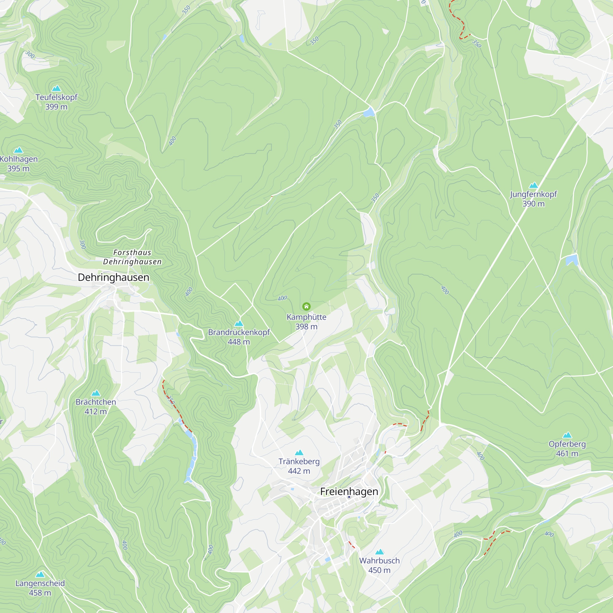 Kamphütte map