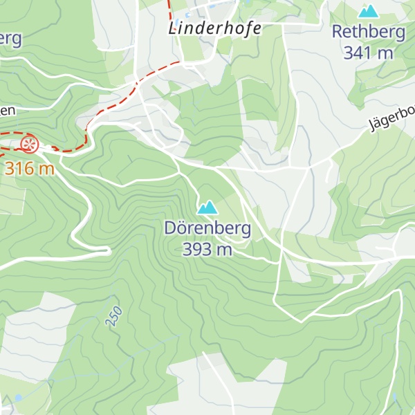 Map of Dörenberg