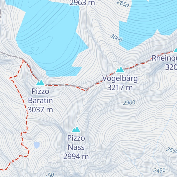Map of Pizzo Cramorino