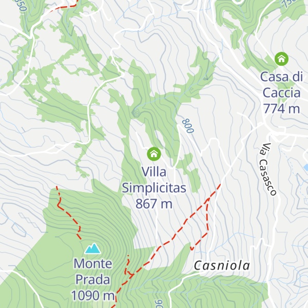 Map of Villa Simplicitas