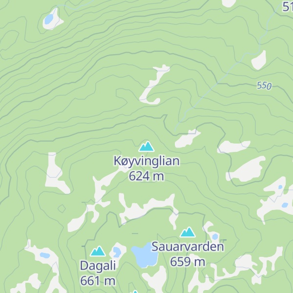 Map of Køyvinglian