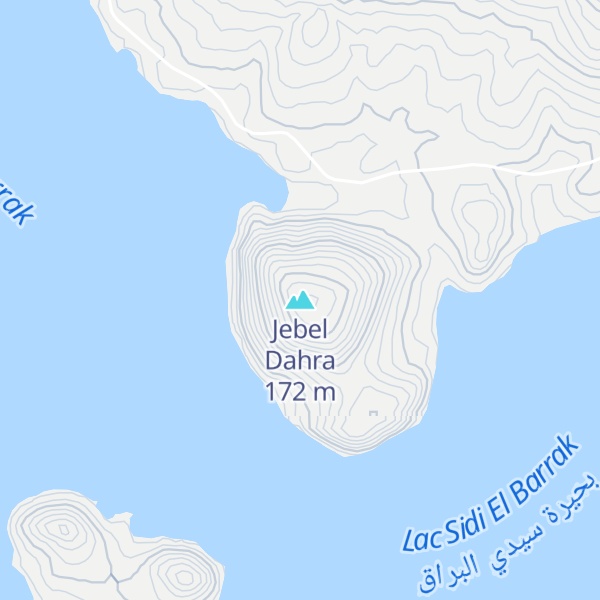 Map of Jebel Dahra