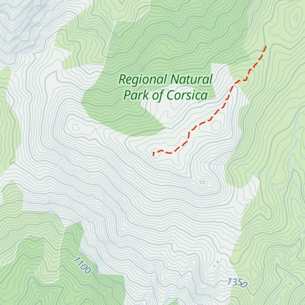 Map of Punta a u Picchiu