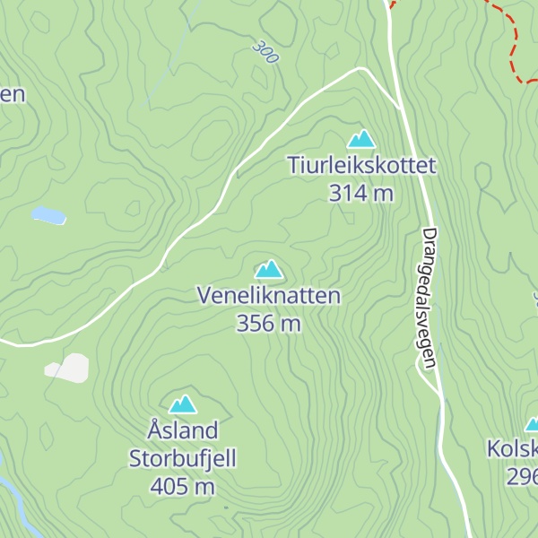 Map of Veneliknatten