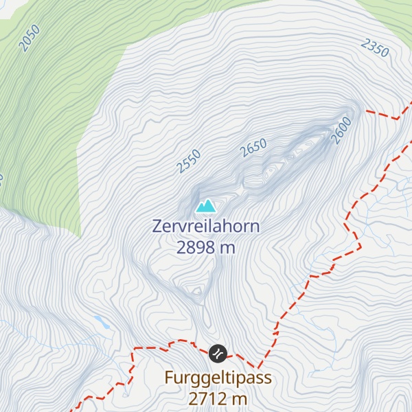 Map of Zervreilahorn