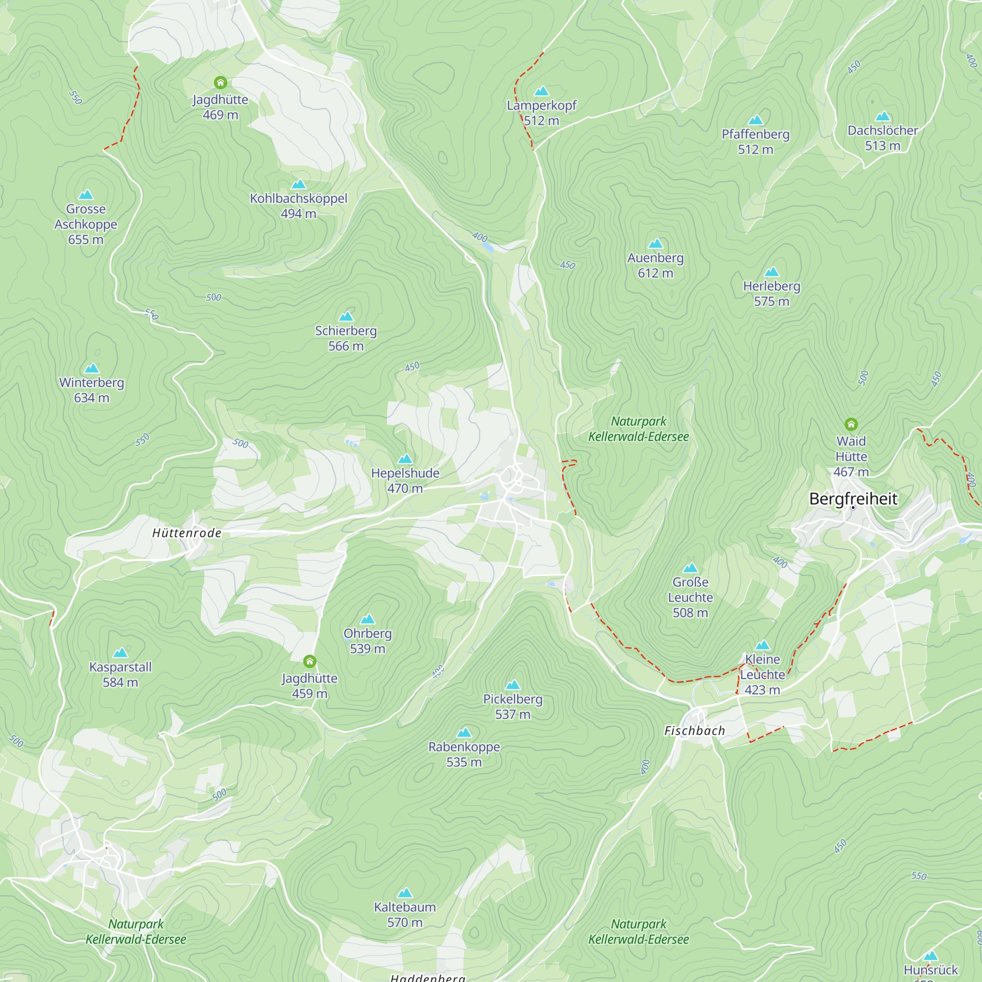 Grillhütte Armsfeld map