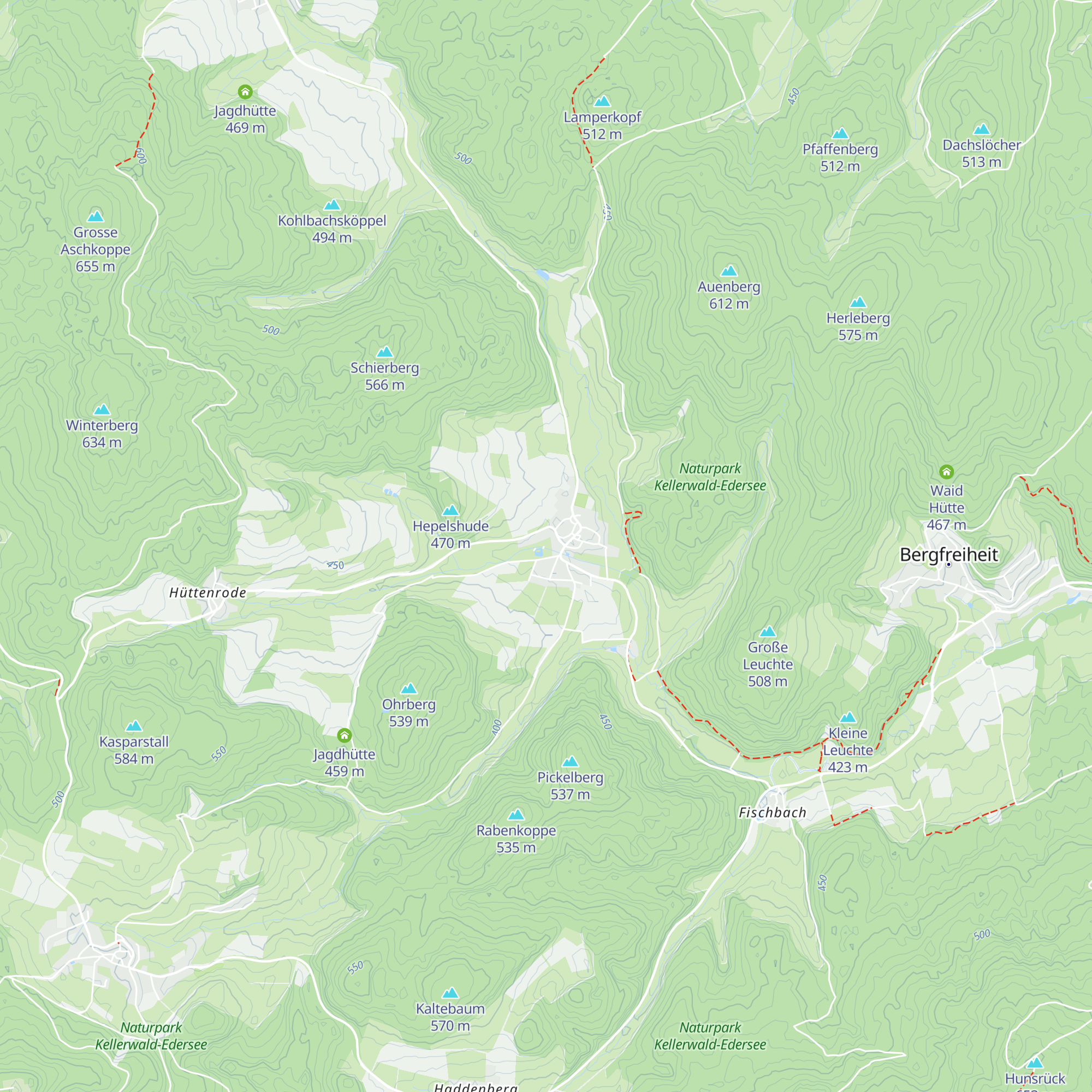 Grillhütte Armsfeld map