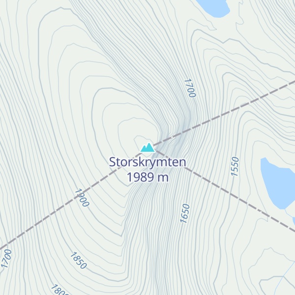 Map of Storskrymten