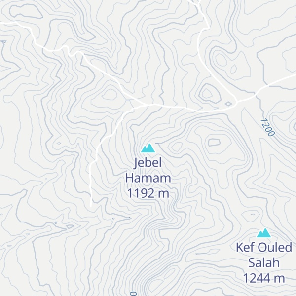 Map of Jebel Hamam