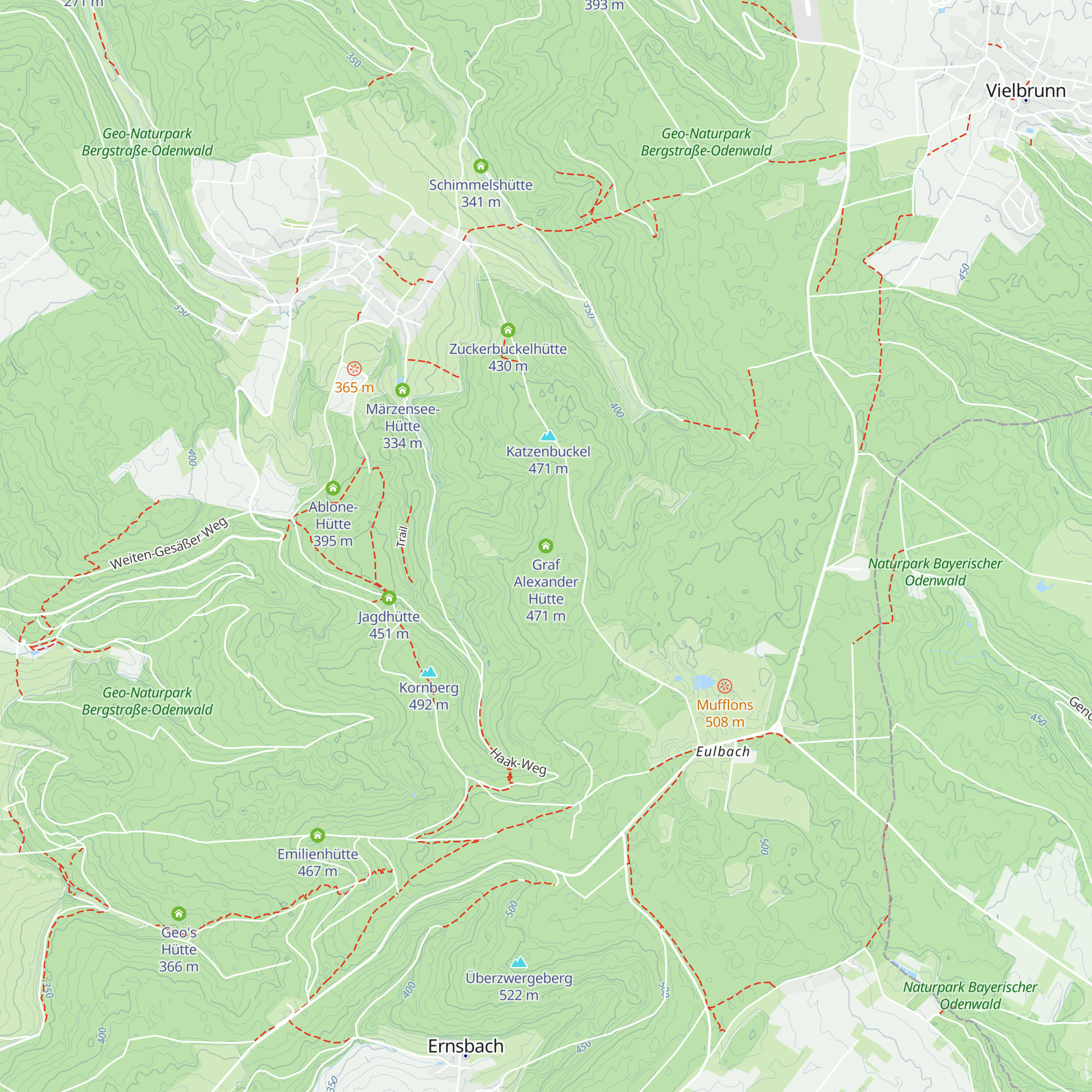 Graf Alexander Hütte map