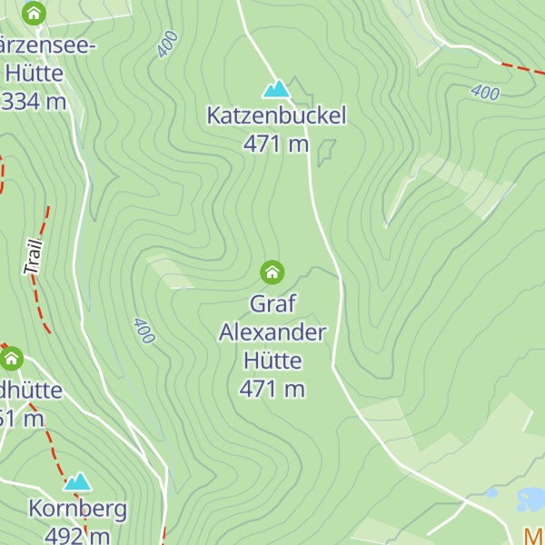 Map of Graf Alexander Hütte