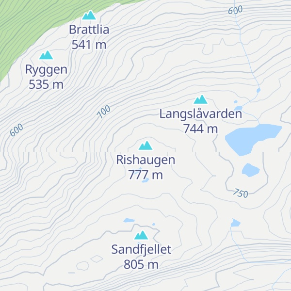 Map of Rishaugen