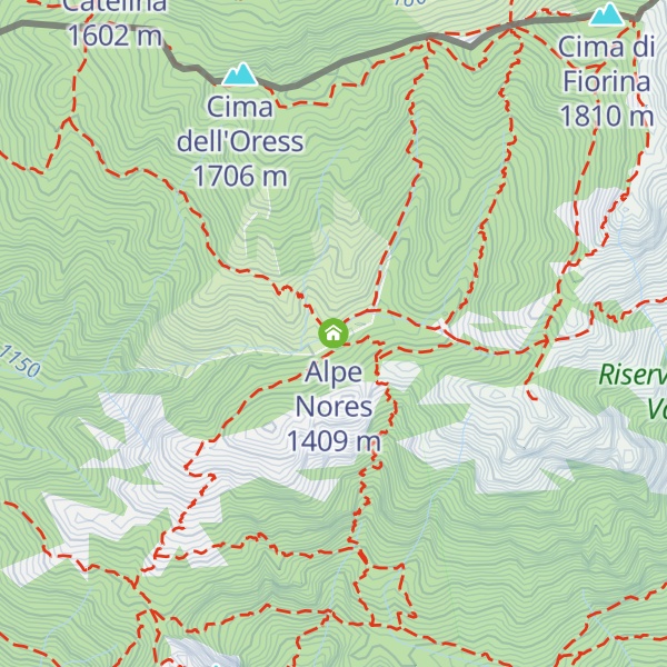 Map of Alpe Nores