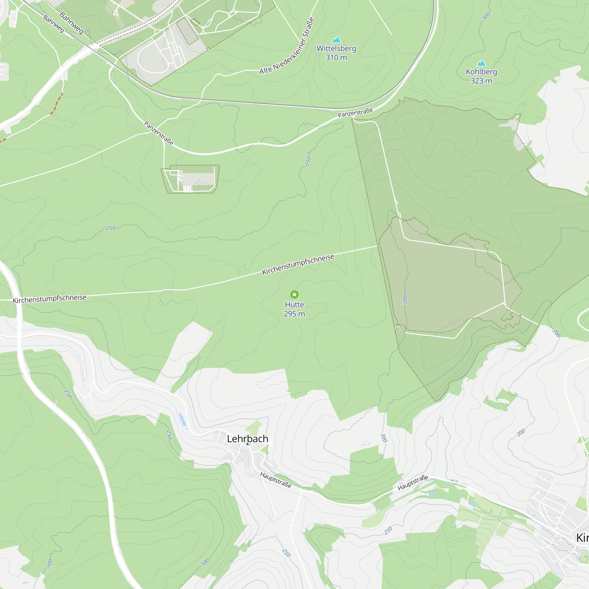 Hütte map
