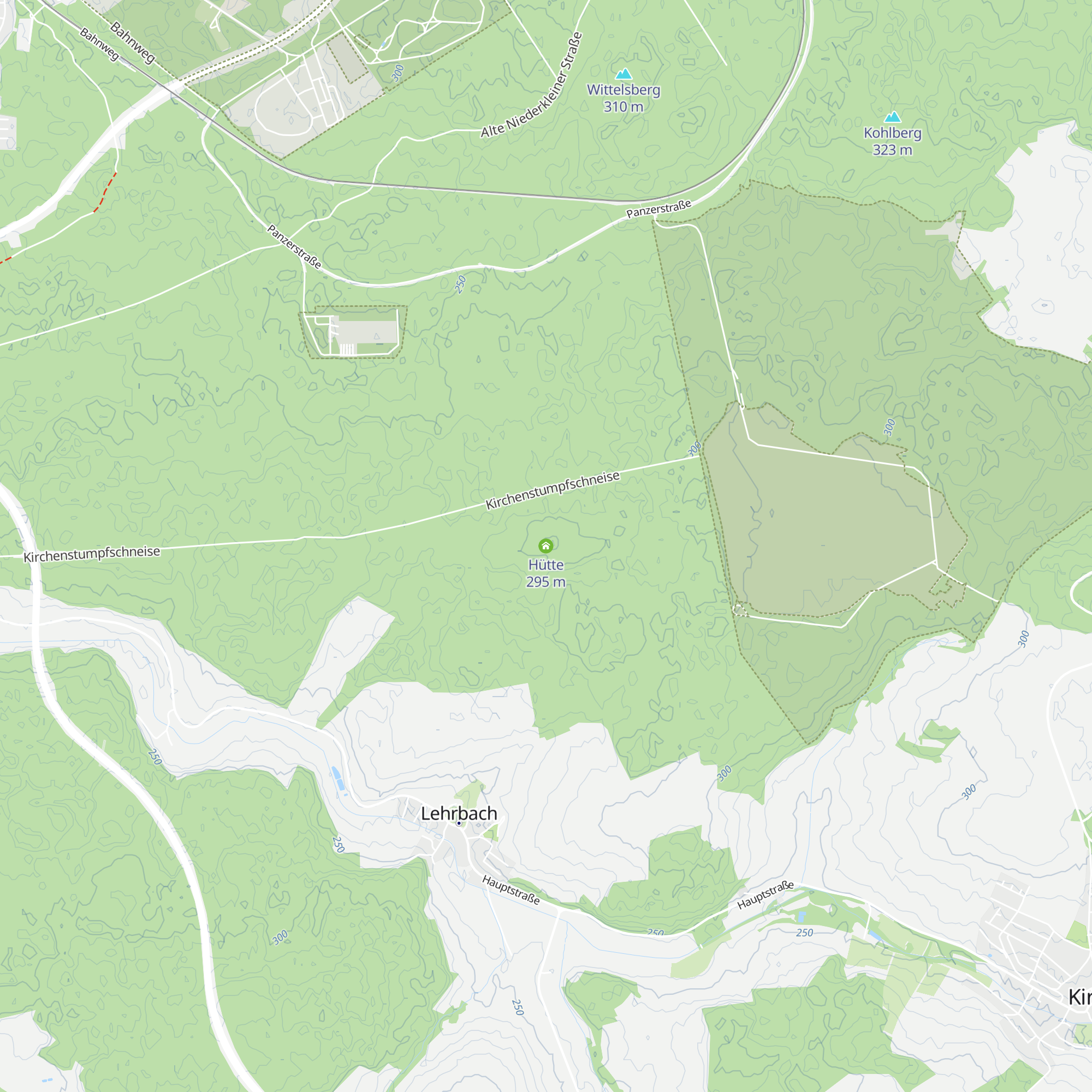 Hütte map