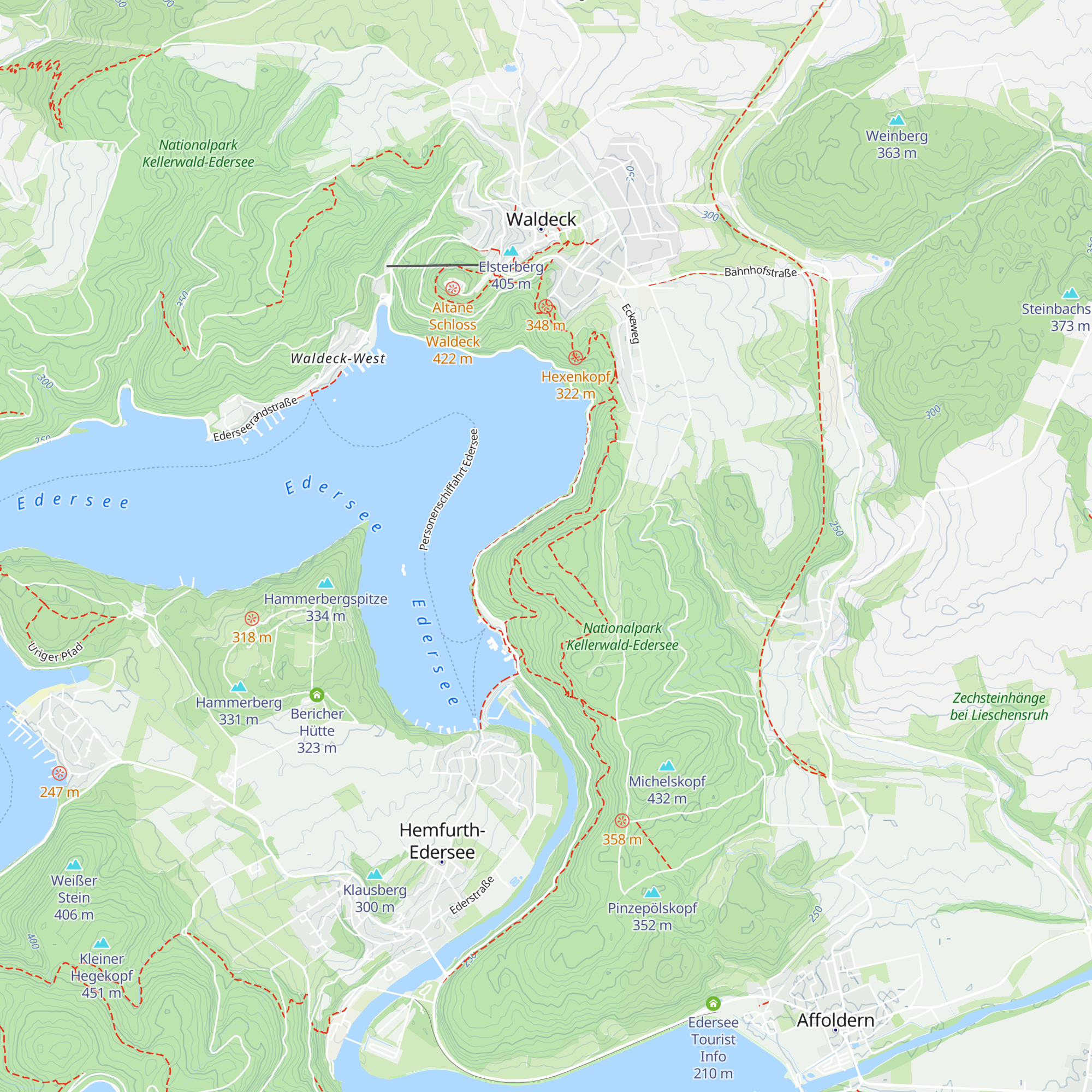 Friedrich Meyer Hütte map