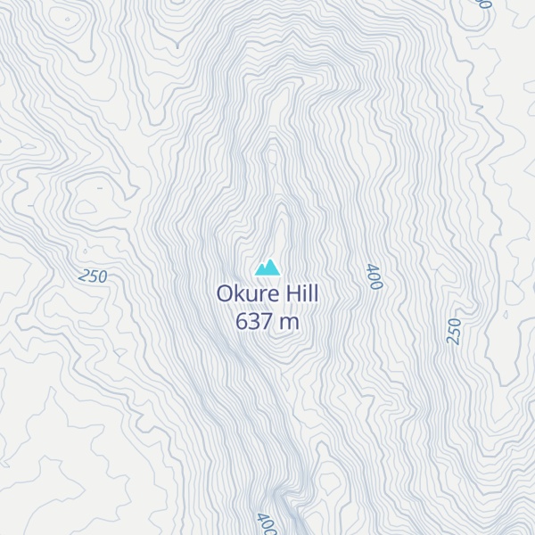 Map of Okure Hill