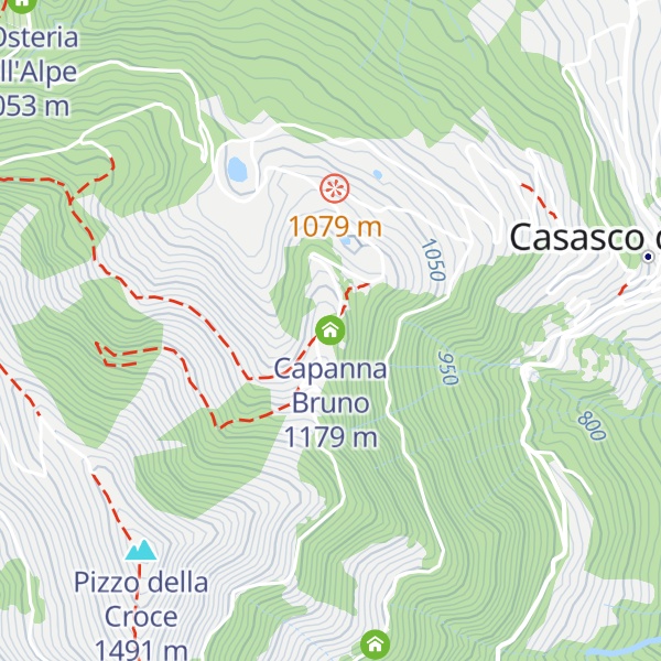 Map of Capanna Bruno