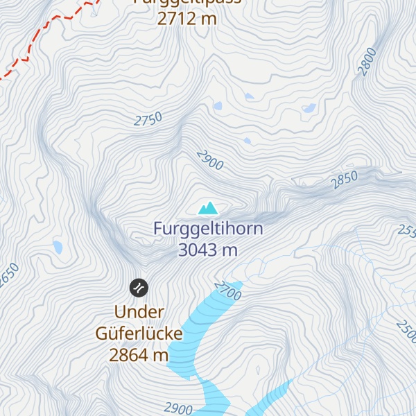 Map of Furggeltihorn