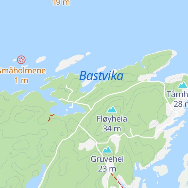 Map of Basteberg