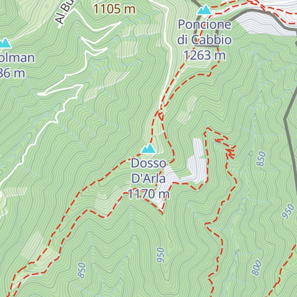 Map of Dosso D'Arla