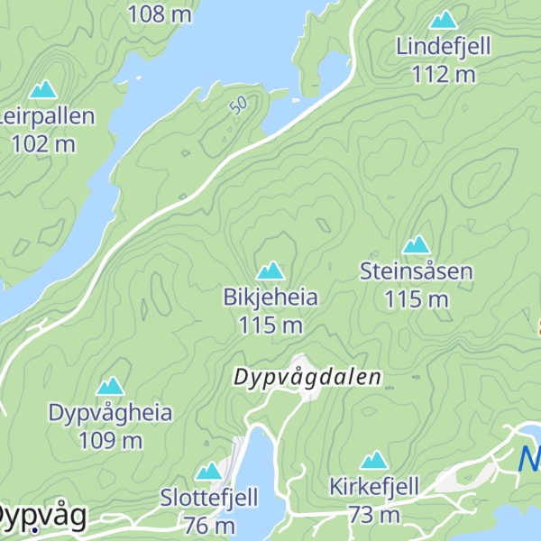 Map of Bikjeheia