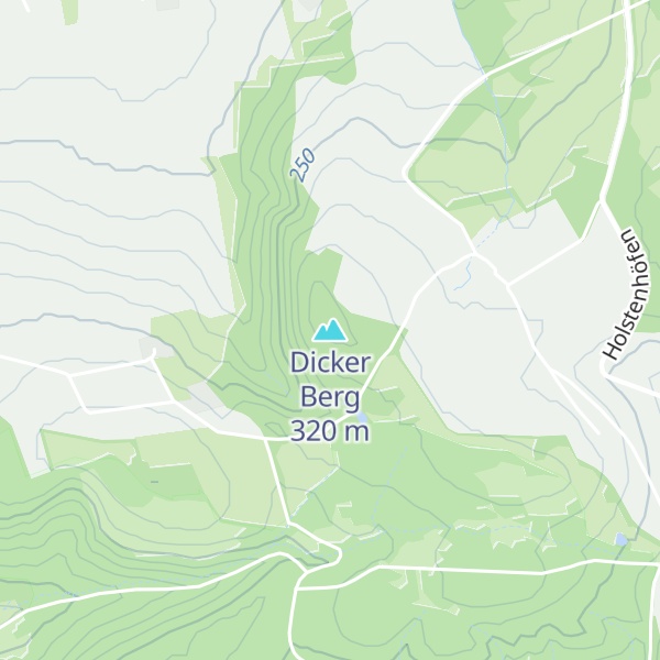 Map of Dicker Berg