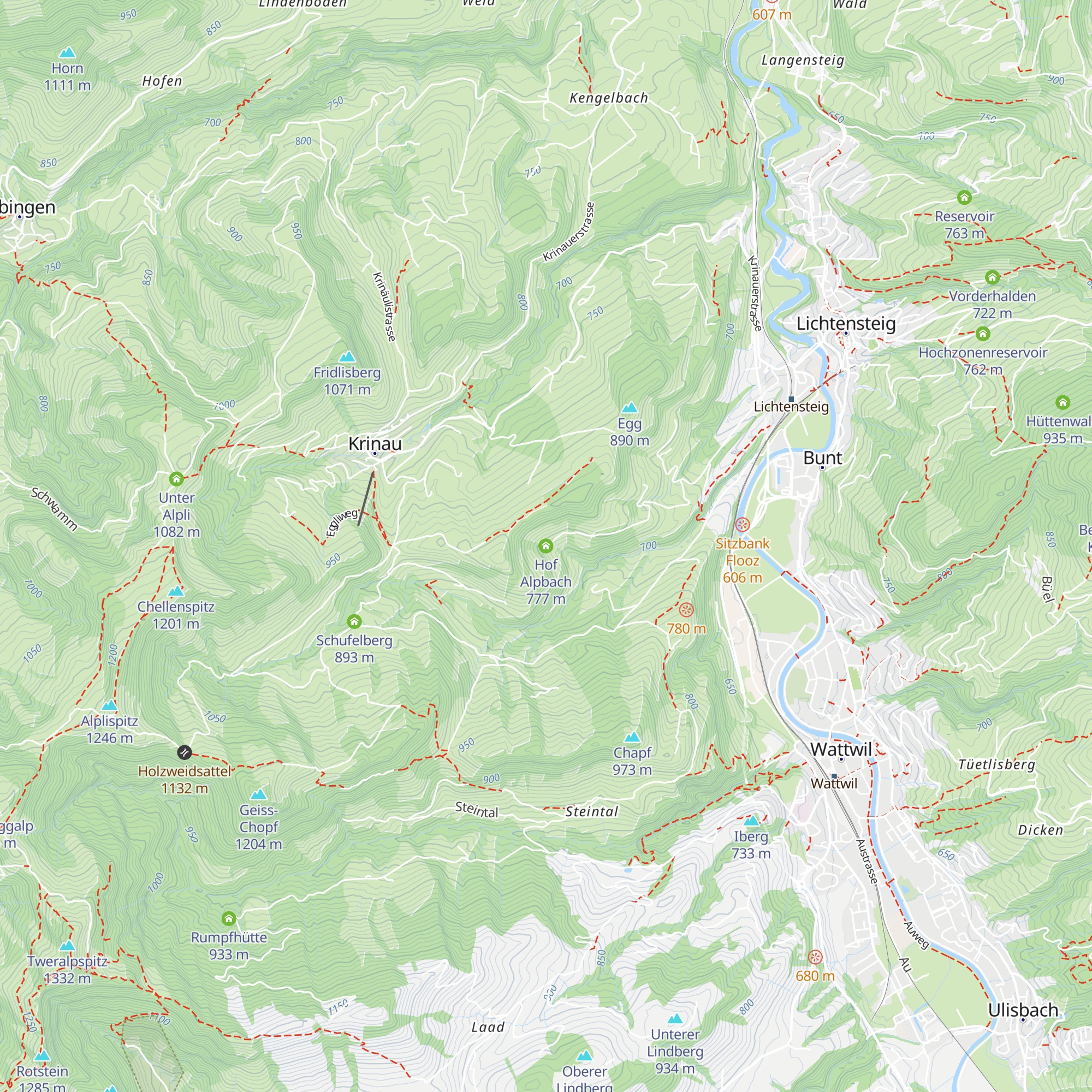 Hof Alpbach map