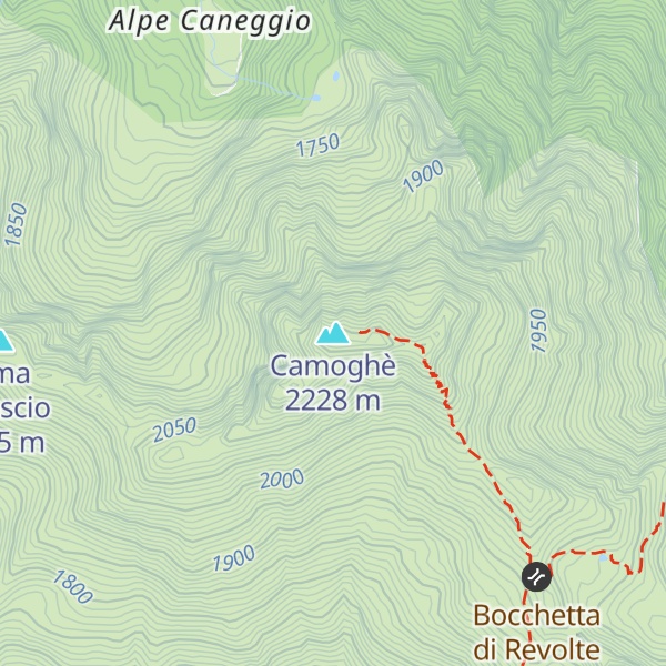 Map of Camoghè