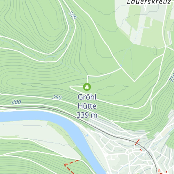 Map of Gröhl Hütte
