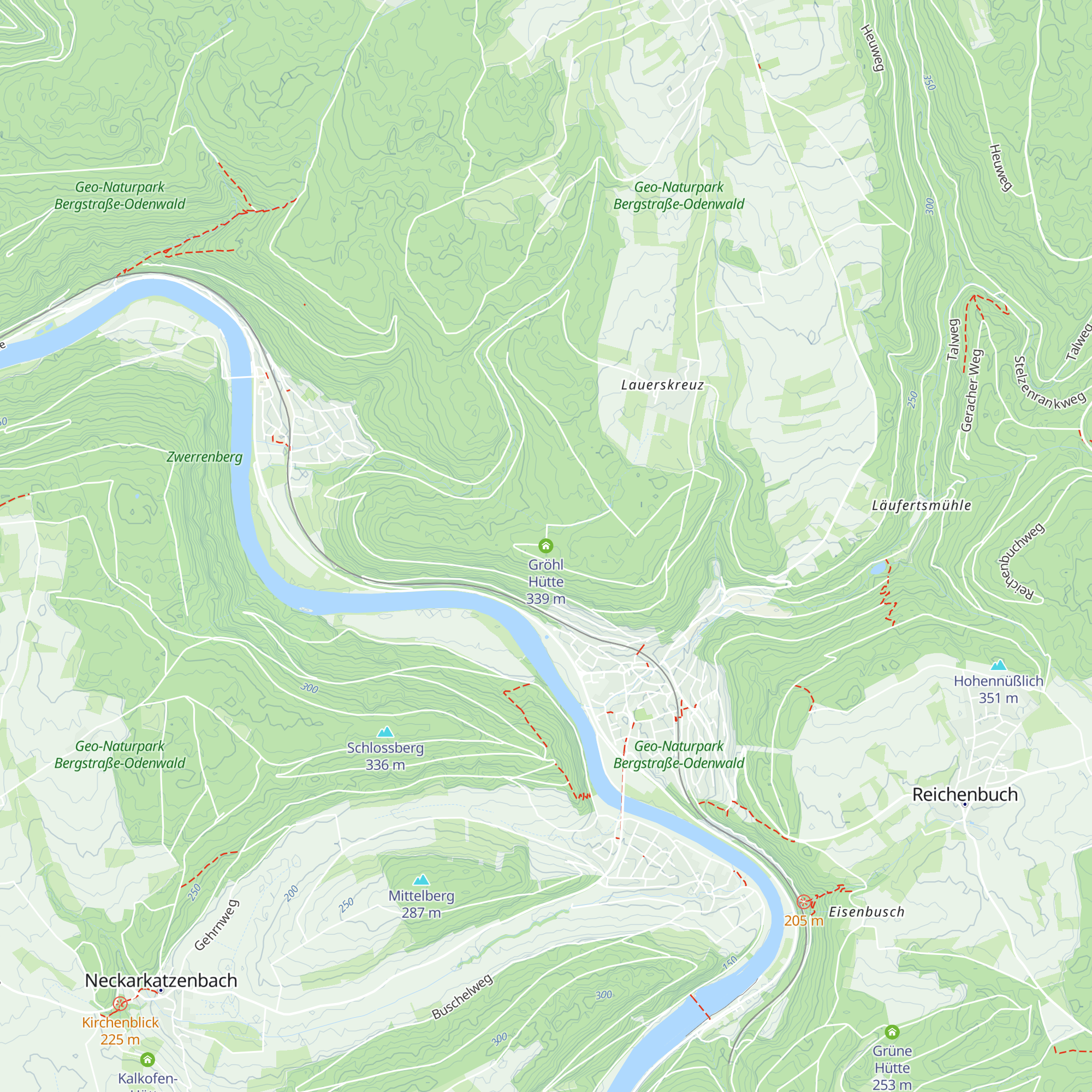 Gröhl Hütte map