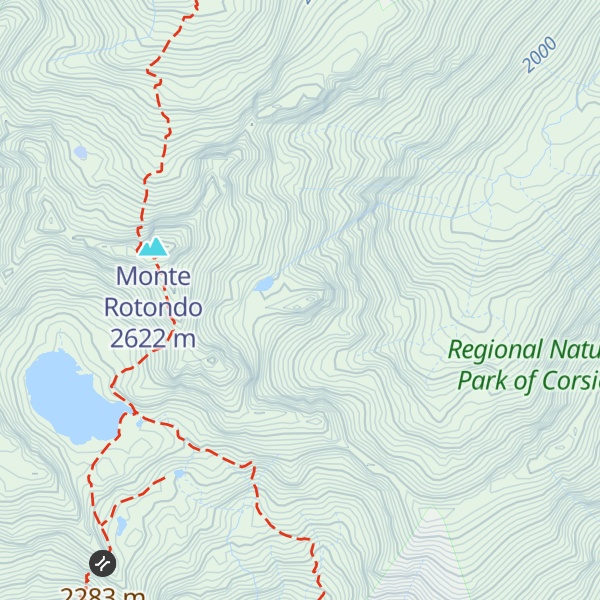 Map of Aiguille Noire de Stazzo Vecchio
