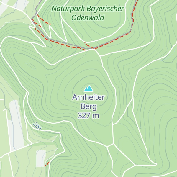 Map of Arnheiter Berg