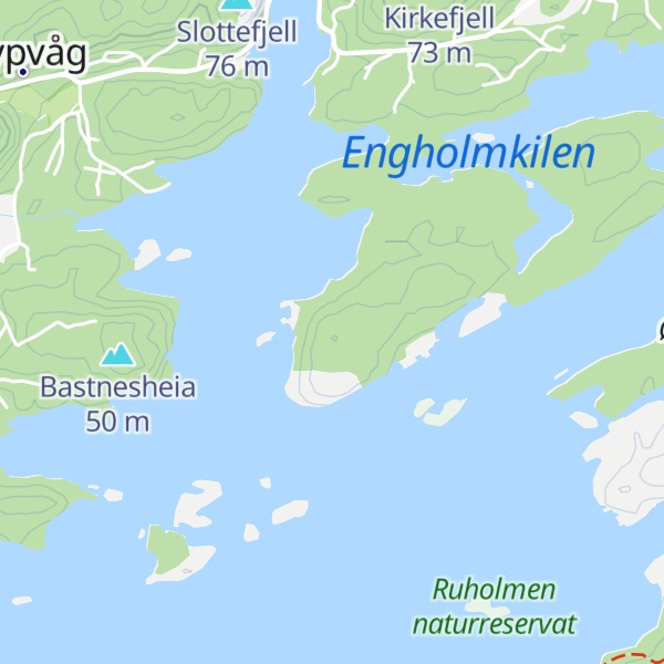 Map of Sandsheia